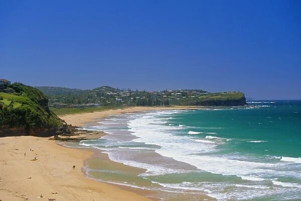 Warriwood, one of Sydneys northern surf beaches, Sydney, New South Wales, Australia