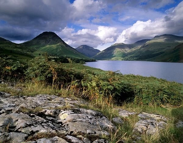 Wast Water and Yewbarrow, 627m, Lake District National Park, Cumbria, England
