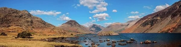 Wastwater and Great Gable, Wasdale Valley, Lake District National Park, Cumbria, England, United Kingdom, Europe