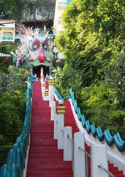 Wat Ban Tham (The Dragon temple), Kanchanaburi, Thailand, Southeast Asia, Asia