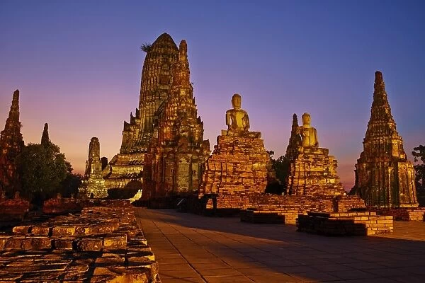 Wat Chai Wattanaram, Ayutthaya Historical Park, UNESCO World Heritage Site, Ayutthaya, Thailand, Southeast Asia, Asia
