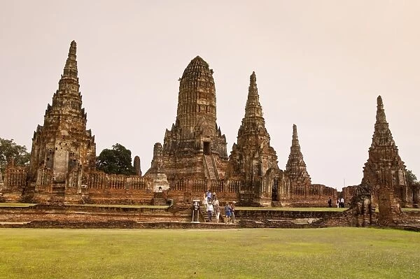 Wat Chai Wattanaram temple, Ayutthaya, UNESCO World Heritage Site, Thailand