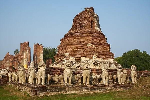 Wat Chaimongkhon, Ayutthaya Historical Park, UNESCO World Heritage Site, Ayutthaya, Thailand, Southeast Asia, Asia