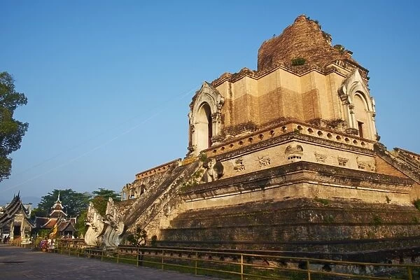 Wat Chedi Luang, Chiang Mai, Thailand, Southeast Asia, Asia