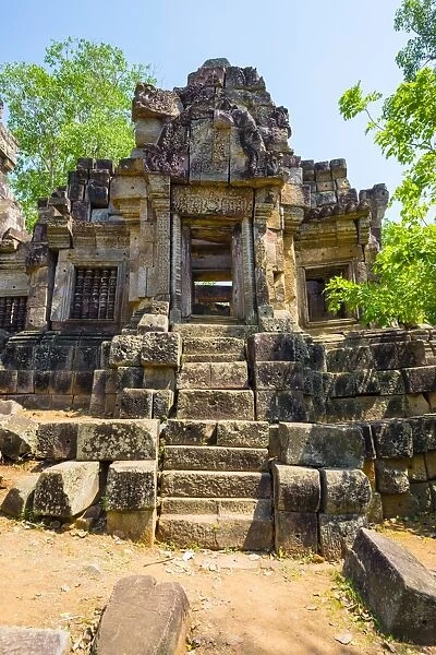 Wat Ek Phnom Temple ruins, Battambang Province, Cambodia, Indochina, Southeast Asia, Asia