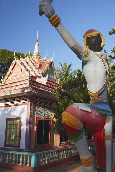 Wat Han Chey, Kampong Cham, Cambodia, Indochina, Southeast Asia, Asia