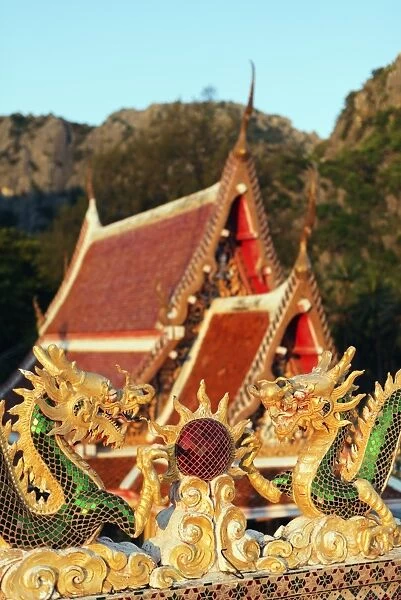 Wat Khao Daeng Temple, Khao San Roi Yot National Park, Prachuap Kiri Khan, Thailand