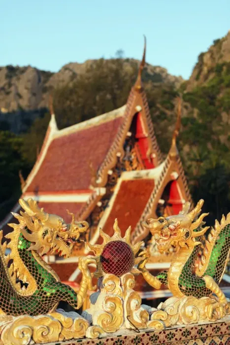 Framed Print : Wat Khao Daeng Temple, Khao San Roi Yot National Park, Prachuap Kiri Khan, Thailand Framed Print : Wat Khao Daeng Temple, Khao San Roi Yot National Park, Prachuap Kiri Khan, Thailand