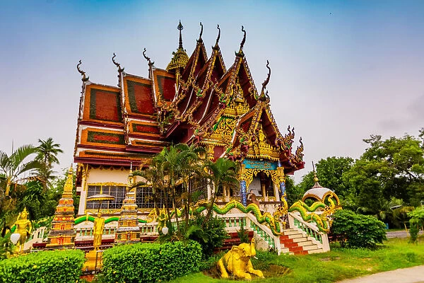 Wat Laem Suwannaram, Koh Samui, Thailand, Southeast Asia, Asia