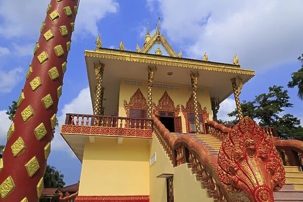 Wat Leu Temple, Sihanoukville Port, Sihanouk Province, Cambodia, Indochina, Southeast Asia, Asia