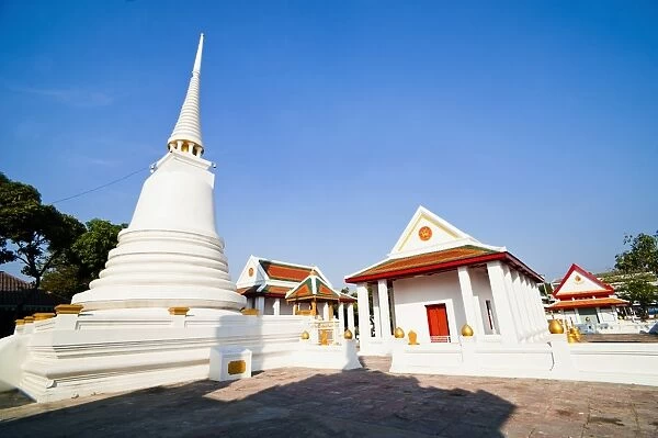 Wat Mani Chonlakhan, a Buddhist Temple in Lop Buri, Thailand, Southeast Asia, Asia