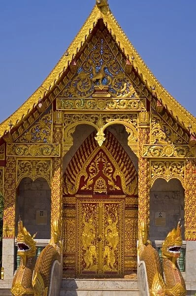 Wat Phan Tao, Chiang Mai, Chiang Mai Province, Thailand, Southeast Asia, Asia