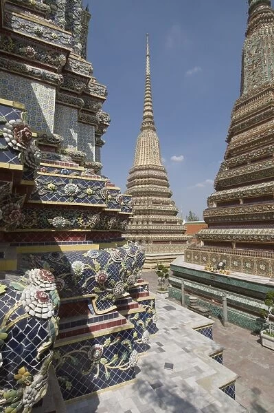 Wat Pho (Wat Phra Chetuphon), Bangkok, Thailand, Southeast Asia, Asia