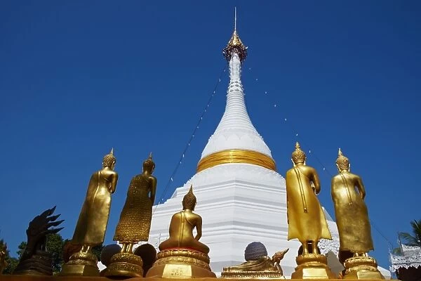 Wat Phra That Doi Kong Mu, Mae Hong Son, Thailand, Southeast Asia, Asia