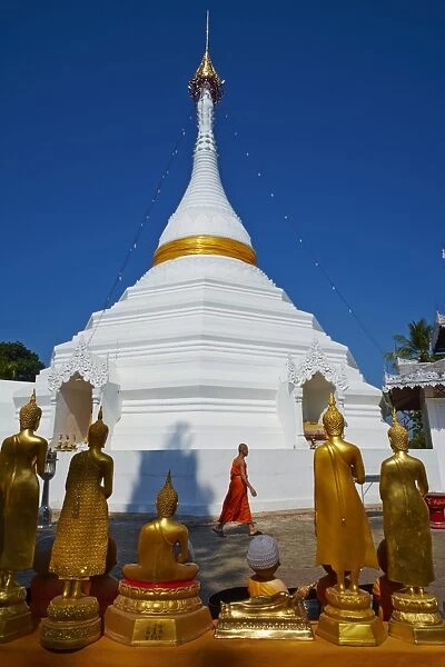 Wat Phra That Doi Kong Mu, Mae Hong Son, Thailand, Southeast Asia, Asia