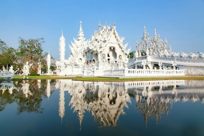 Framed Print : Wat Rong Khun, the famous White Temple, Chiang Rai, Thailand Framed Print : Wat Rong Khun, the famous White Temple, Chiang Rai, Thailand