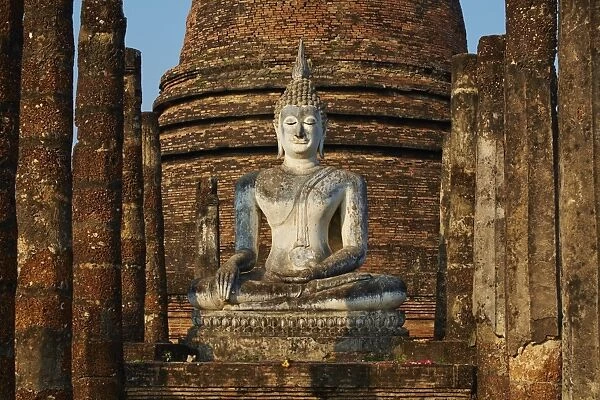 Wat Sa Sri, Sukhothai Historical Park, UNESCO World Heritage Site, Sukhothai, Thailand, Southeast Asia, Asia