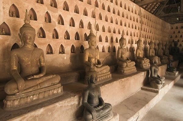 Wat Si Saket, Vientiane, Laos, Indochina, Southeast Asia, Asia