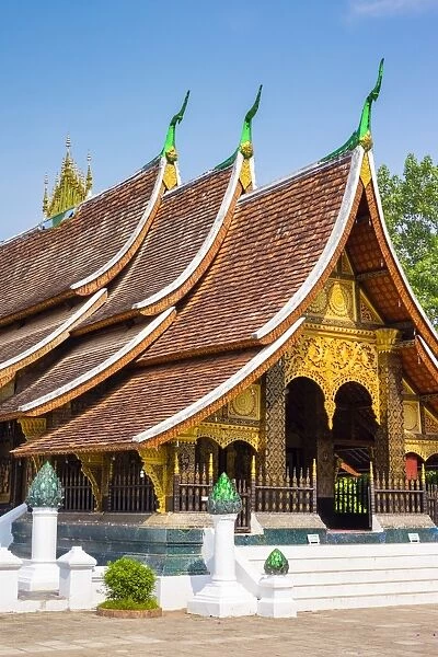 Wat Xieng Thong Buddhist temple, UNESCO World Heritage Site, Luang Prabang, Louangphabang Province