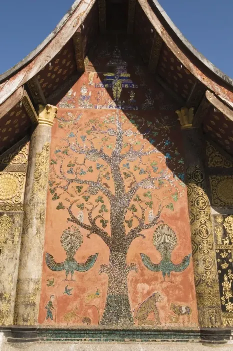 Framed Print : Wat Xieng Thong, Luang Prabang, UNESCO World Heritage Site, Laos, Indochina