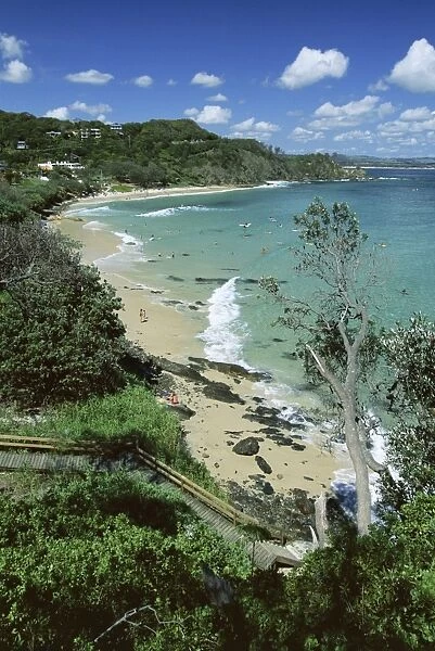 Watego and beach, surf brake between Byron Bay and Cape Byron, New South Wales (NSW)