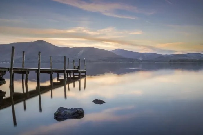 Framed Print : Watendlath Jetty, Derwent Water, Borrowdale, Lake District National Park, Cumbria Framed Print : Watendlath Jetty, Derwent Water, Borrowdale, Lake District National Park, Cumbria