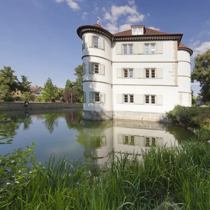 Framed Print : Water Castle, Bad Rappenau, Heilbronn District, Baden Wurttemberg, Germany, Europe Framed Print : Water Castle, Bad Rappenau, Heilbronn District, Baden Wurttemberg, Germany, Europe