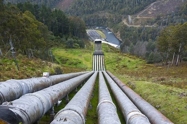 Water Pipeline in Western Tasmania, Australia