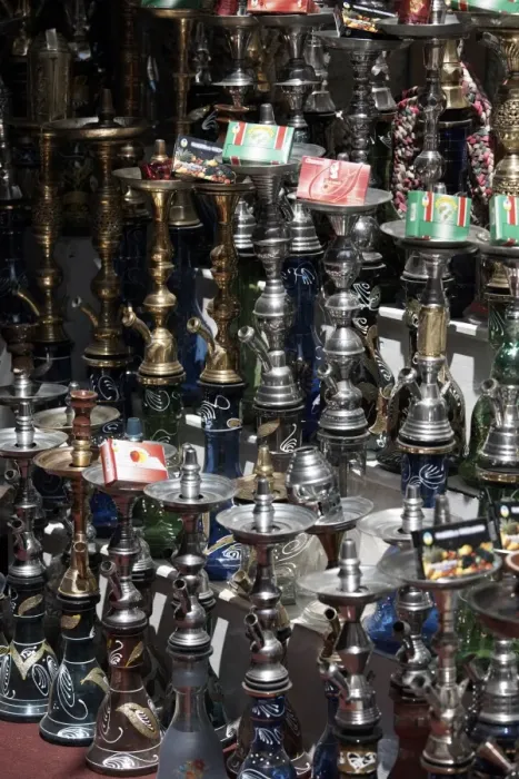 Framed Print : Water pipes for smoking sheesha, on sale at Aswan Souq, Aswan, Egypt, North Africa Framed Print : Water pipes for smoking sheesha, on sale at Aswan Souq, Aswan, Egypt, North Africa