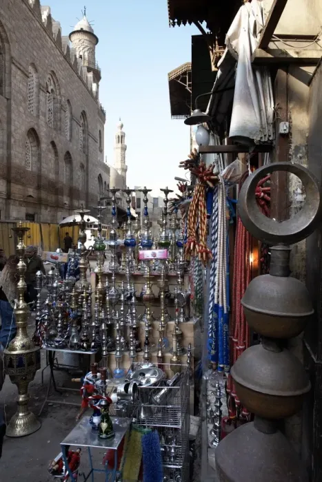 Framed Print : Water pipes for smoking sheesha are sold in Khan al-Khalili, Cairo, Egypt Framed Print : Water pipes for smoking sheesha are sold in Khan al-Khalili, Cairo, Egypt