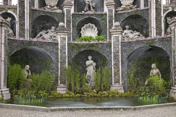 Framed Print : Detail of Water Theatre, Isola Bella Palace Gardens, Borromean Islands, Lake Maggiore, Piedmont, Italian Lakes, Italy, Europe Framed Print : Detail of Water Theatre, Isola Bella Palace Gardens, Borromean Islands, Lake Maggiore, Piedmont, Italian Lakes, Italy, Europe