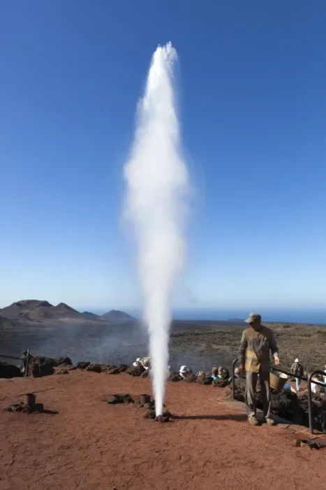Framed Print : Water turning to steam by subterranean heat, Islote de Hilario, Timanfaya National Park, Lanzarote, Canary Islands, Spain Framed Print : Water turning to steam by subterranean heat, Islote de Hilario, Timanfaya National Park, Lanzarote, Canary Islands, Spain