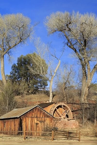 Water Wheel at Red Rock Crossing, Sedona, Arizona, United States of America, North America