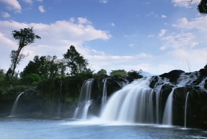 Framed Print : Waterfall, Bolaven Plateau Framed Print : Waterfall, Bolaven Plateau