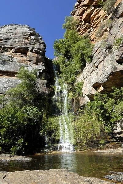 Waterfall in Cedarberg Mountains, South Africa, Africa