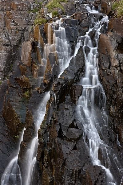 Waterfall on Clear Creek, San Juan National Forest, Colorado, United States of America, North America
