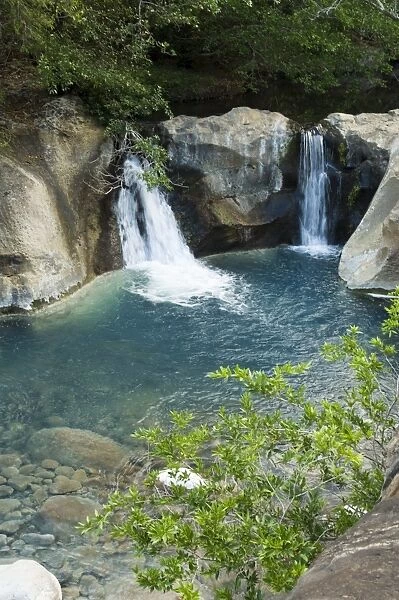 Waterfall on the Colorado River, Hacienda Guachipelin, near Rincon de la Vieja National Park