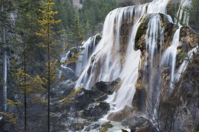 Framed Print : Waterfall, Jiuzhaigou National Park, UNESCO World Heritage Site, Sichuan Province Framed Print : Waterfall, Jiuzhaigou National Park, UNESCO World Heritage Site, Sichuan Province