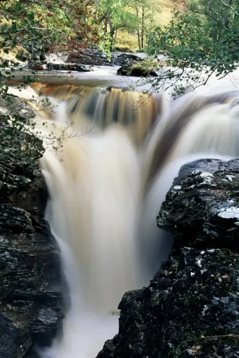 Framed Print : Waterfalls on Dundonnell River Framed Print : Waterfalls on Dundonnell River