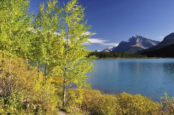 Waterfowl Lake, Banff National Park, UNESCO World Heritage Site, Rocky Mountains