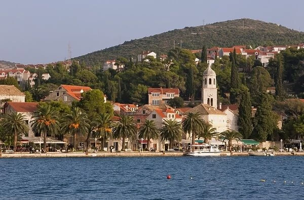 The waterfront, Cavtat, Dalmatia, Croatia, Europe