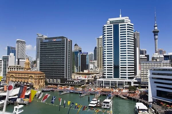 Waterfront and Central Business District, Auckland, North Island, New Zealand, Pacific