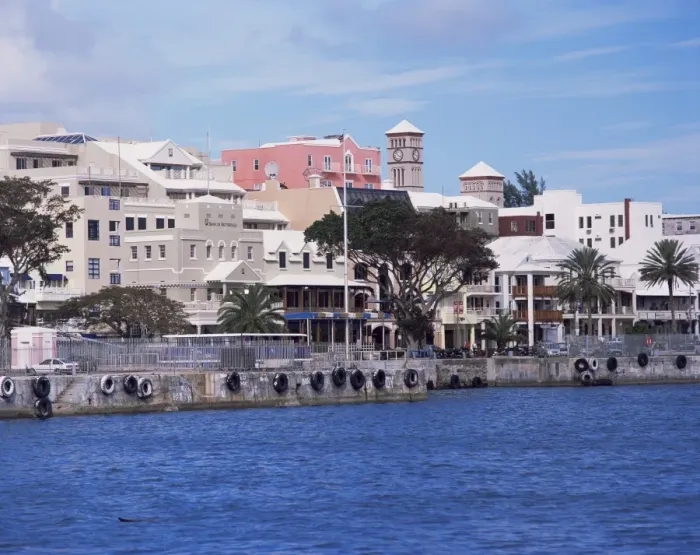Framed Print : Waterfront, Hamilton, Bermuda, Atlantic, Central America Framed Print : Waterfront, Hamilton, Bermuda, Atlantic, Central America