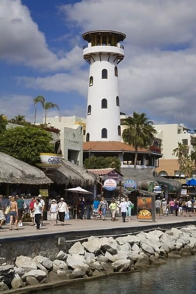 Waterfront and Lighthouse in Cabo San Lucas, Baja California Sur, Mexico, North America