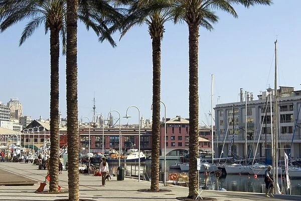 Waterfront, Porto Antico (Ancient Port), Genova, Liguria, Italy, Europe