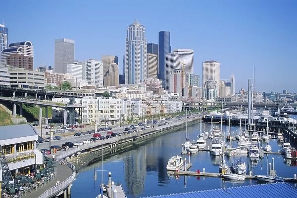 Waterfront and skyline of Seattle