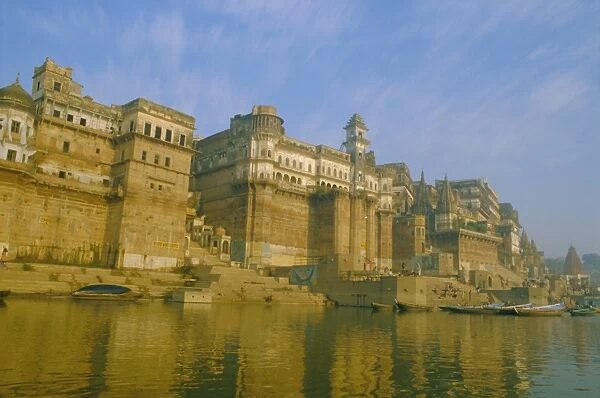 The waterfront at Varanasi
