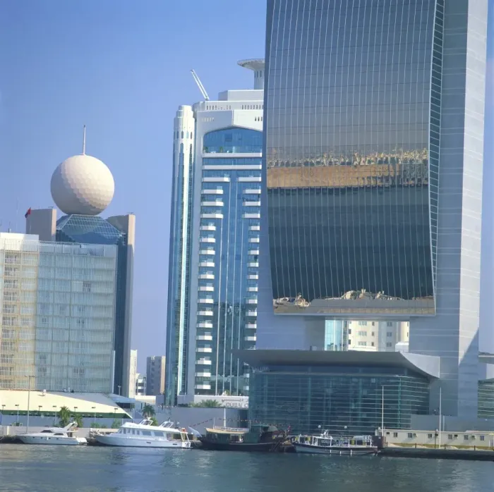 Framed Print : Waterside modern architecture Framed Print : Waterside modern architecture