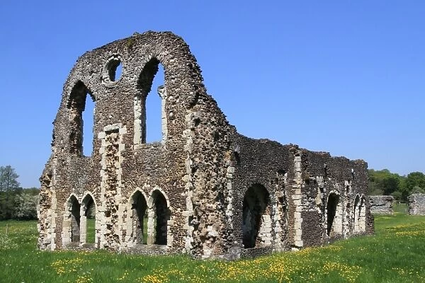 Waverley Abbey, near Farnham, Surrey, England, United Kingdom, Europe