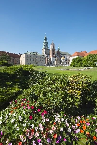 Wawel Hill Castle and Cathedral, UNESCO World Heritage Site, Krakow, Malopolska, Poland, Europe